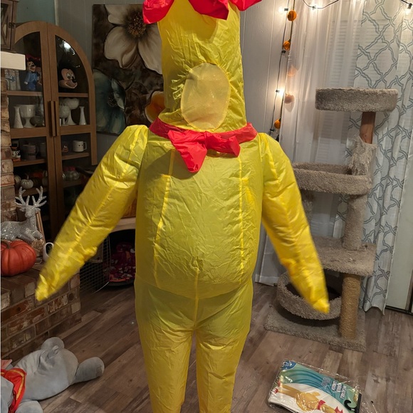 Yellow Inflatable Bird Costume - Picture 2 of 6